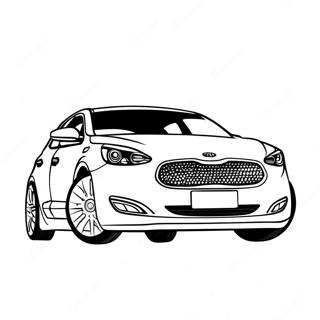 Kia Car Coloring Page 64883-52008