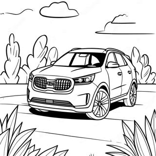 Kia Sporty Suv Coloring Page 64884-52001