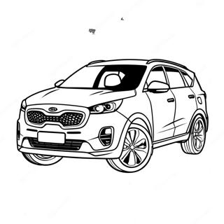 Kia Sporty Suv Coloring Page 64884-52002