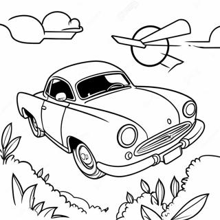 Flying Car Coloring Page 64893-52015