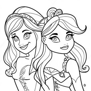 The Dazzlings Coloring Page 64903-52019