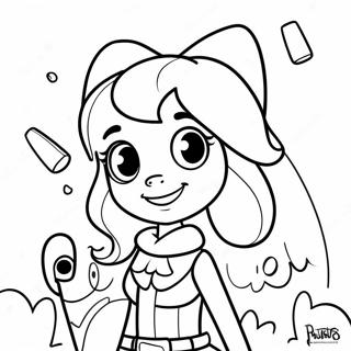 Adventurous Dazzlings Coloring Page 64904-52030