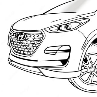 Hyundai Logo Coloring Page 64913-52023