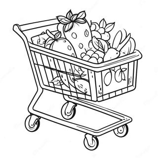 Trader Joe S Shopping Cart Coloring Page 64924-52039