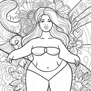 Body Positivity Affirmation Coloring Page 64973-52076