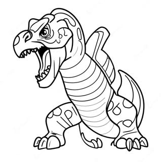 Fierce Scorpius Rex Roaring Coloring Page 64984-52087