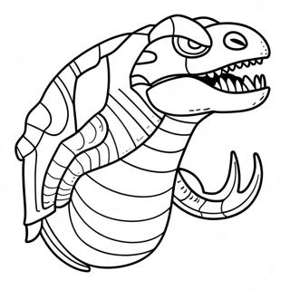 Fierce Scorpius Rex Roaring Coloring Page 64984-52088