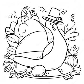 Thanksgiving Themed Addition Coloring Page 64994-52096