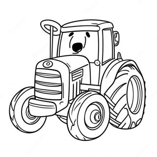 Tractor Ted Coloring Pages