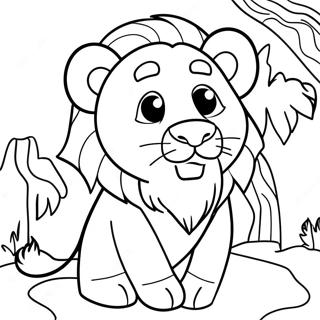 Alex The Lion Coloring Page 65043-52125