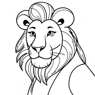 Alex The Lion Coloring Page 65043-52126