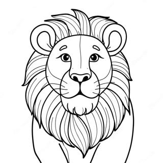 Alex The Lion Roaring Coloring Page 65044-52131