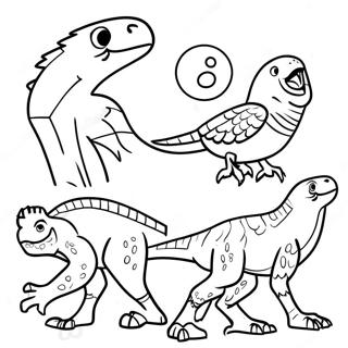 Raptors Coloring Pages