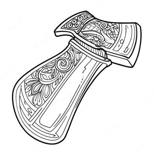 Axe Coloring Page 65083-52163