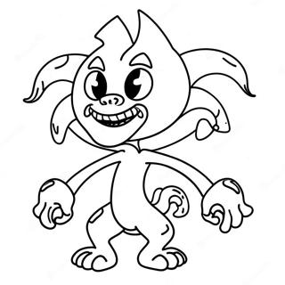 Ink Demon Bendy Coloring Pages