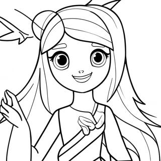 Winx Club Musa Coloring Pages