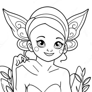 Musa Fairy With Magical Powers Coloring Page 65114-52191