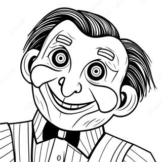 Creepy Billy The Puppet Coloring Page 65124-52198