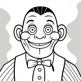 Creepy Billy The Puppet Coloring Page 65124-52200