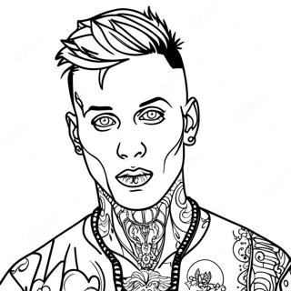 Mgk Coloring Page 65133-52201