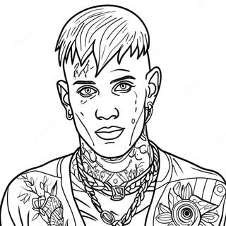 Mgk Coloring Page 65133-52204