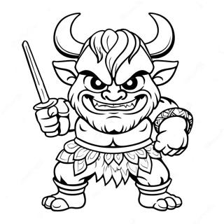 Oni Coloring Page 65153-52214