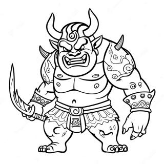 Oni Coloring Page 65153-52216