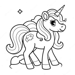 Lisa Frank Christmas Unicorn Coloring Page 65163-52236