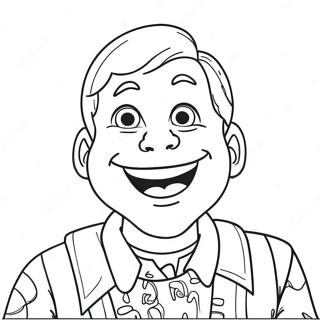 Eddy With A Big Smile Coloring Page 65174-52237