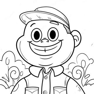 Eddy With A Big Smile Coloring Page 65174-52239