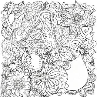 Christmas Zentangle Patterns Coloring Page 65253-52295