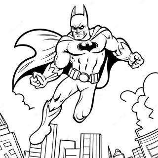 Batman Halloween Coloring Page 65283-52319