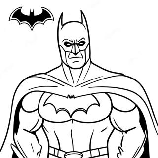 Batman Halloween Coloring Page 65283-52320