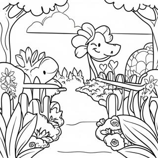 Colorful Vegan Garden Coloring Page 65294-52332