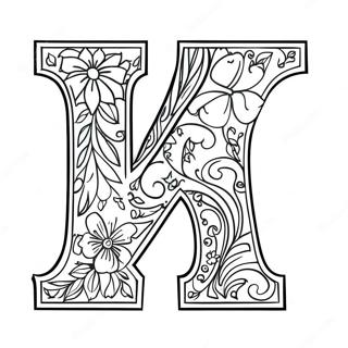 Happy Letter H Coloring Page 652-526