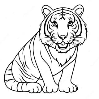 Bengal Tiger Coloring Page 65303-52338