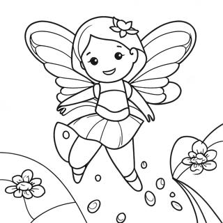 Graceful Fairy Coloring Page 65313-52342