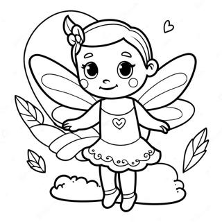 Graceful Fairy Coloring Page 65313-52343