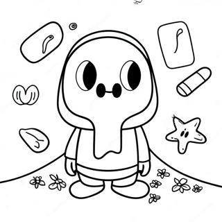 Among Us Dead Character Coloring Page 65323-52358