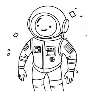 Among Us Dead Astronaut Coloring Page 65324-52350