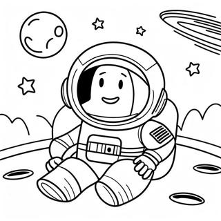 Among Us Dead Astronaut Coloring Page 65324-52351