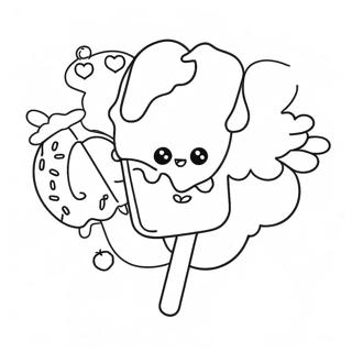 Popsicle Coloring Page 6536-5323