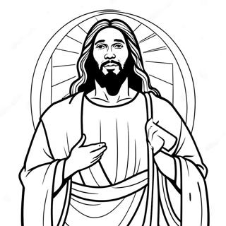 Black Jesus Coloring Pages