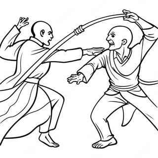 Harry Potter Vs Voldemort Epic Battle Coloring Page 65403-52415