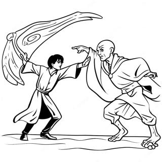 Harry Potter Vs Voldemort Epic Battle Coloring Page 65403-52416