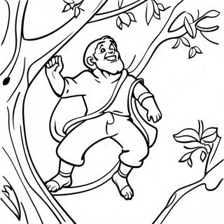 Zacchaeus Coloring Pages