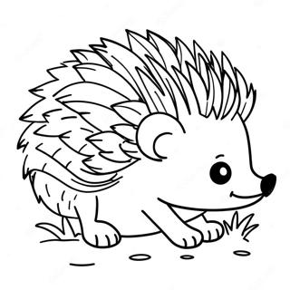 Hedgehog Coloring Page 65423-52432