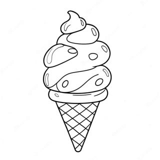 Wayne Thiebaud Ice Cream Cone Coloring Page 65454-52460