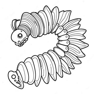 Centipede Coloring Page 65463-52461