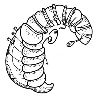 Centipede Coloring Page 65463-52464